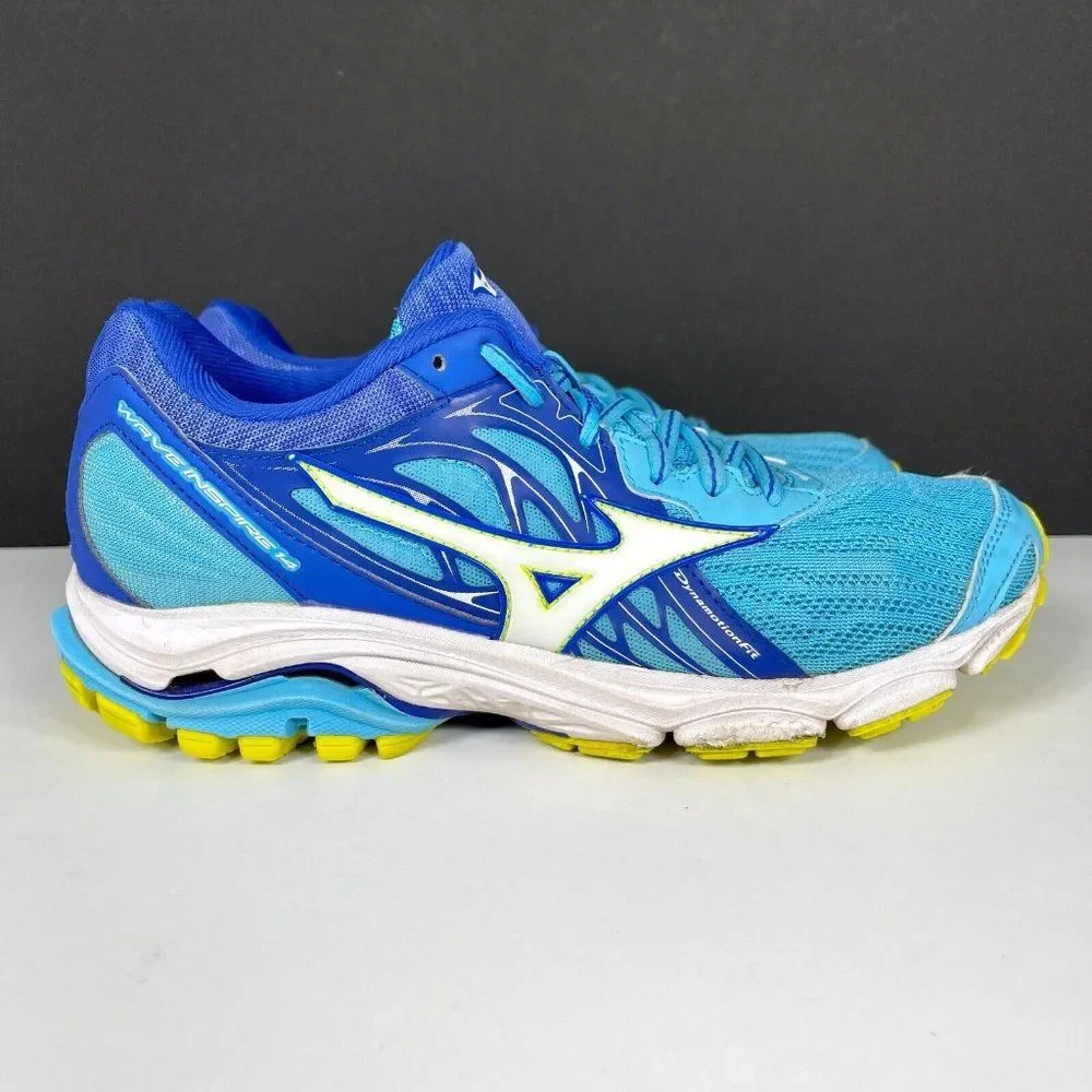 Mizuno Wave Inspire 14  Women's Size 8 Running Shoes Blue Mesh